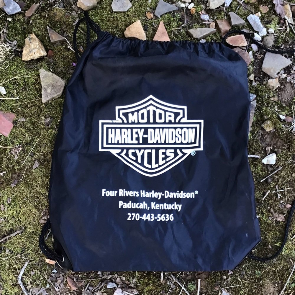 Harley Davidson Four Rivets Paducah Kentucky Tote Bag Backpack Travel Moto HD